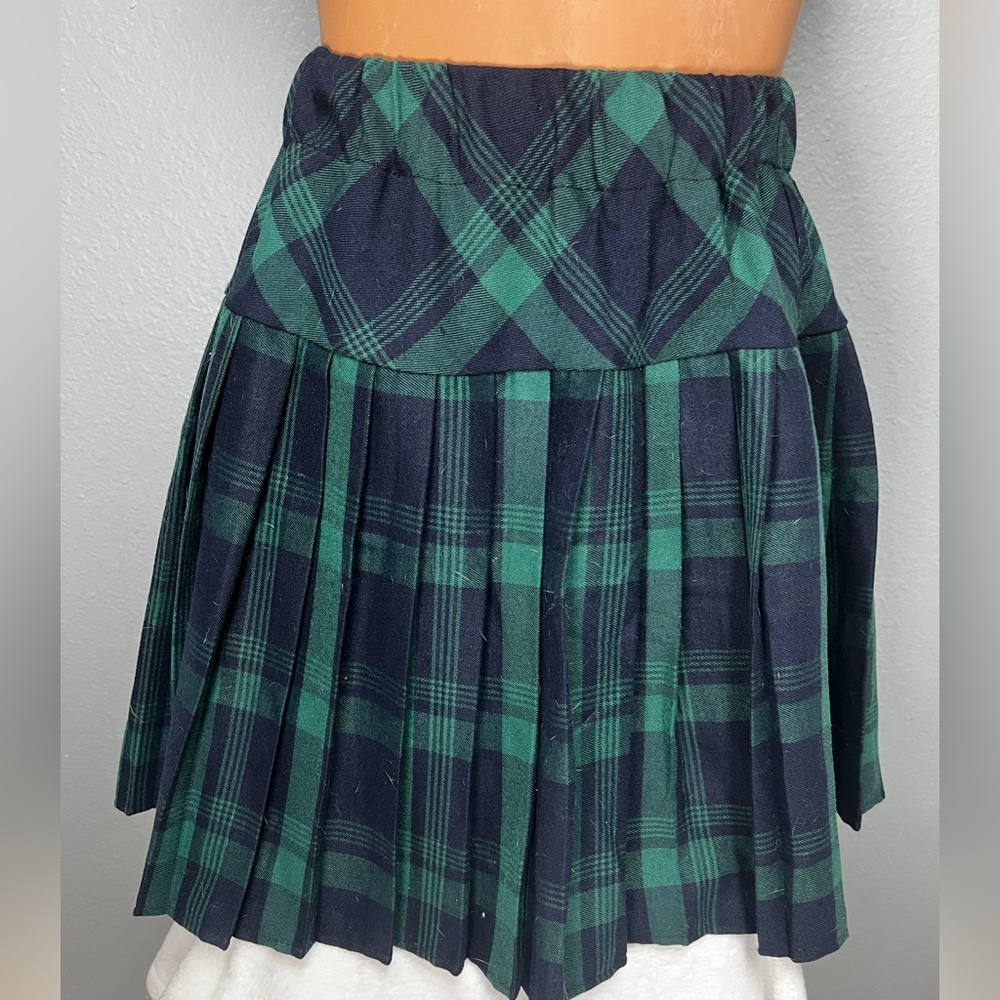 Plaid Green Women's Skirt